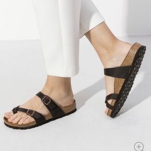 Birkenstock Mayari black footbed sandals